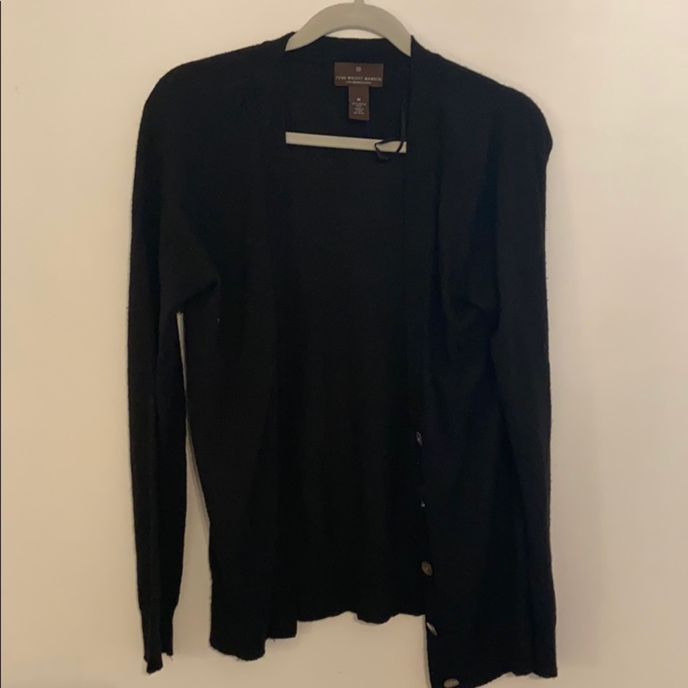 Black cardigan